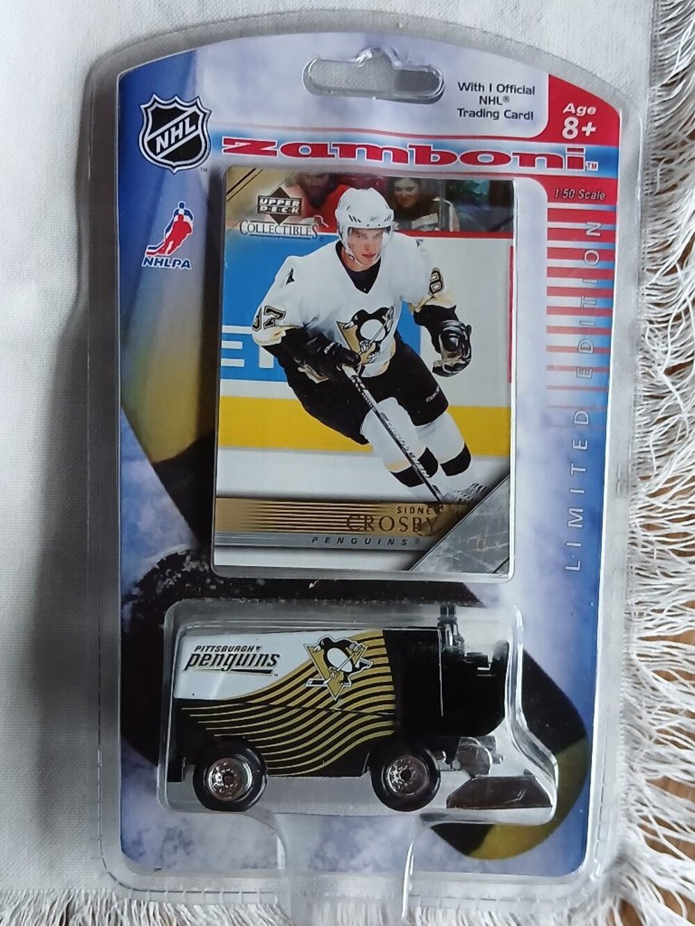 2005-06 Upper Deck Sidney Crosby Rookie Card & Die Cast Zamboni Set, Sealed